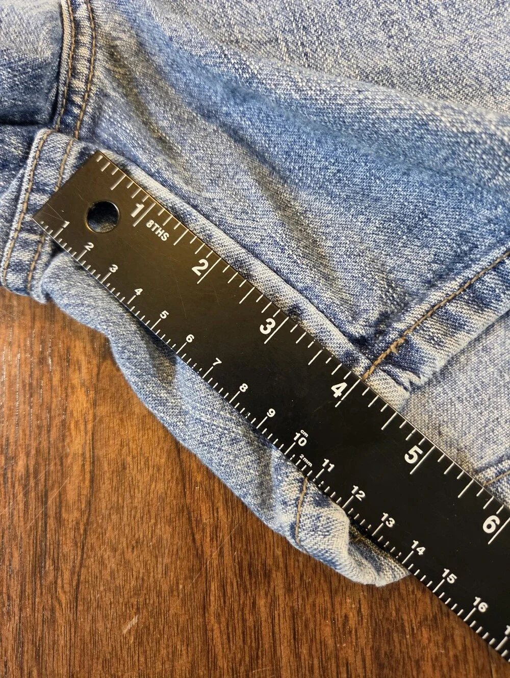 90s Z Cavaricci Denim Shorts Workwear Inspired Chunky Button Flap Pocket Size 29